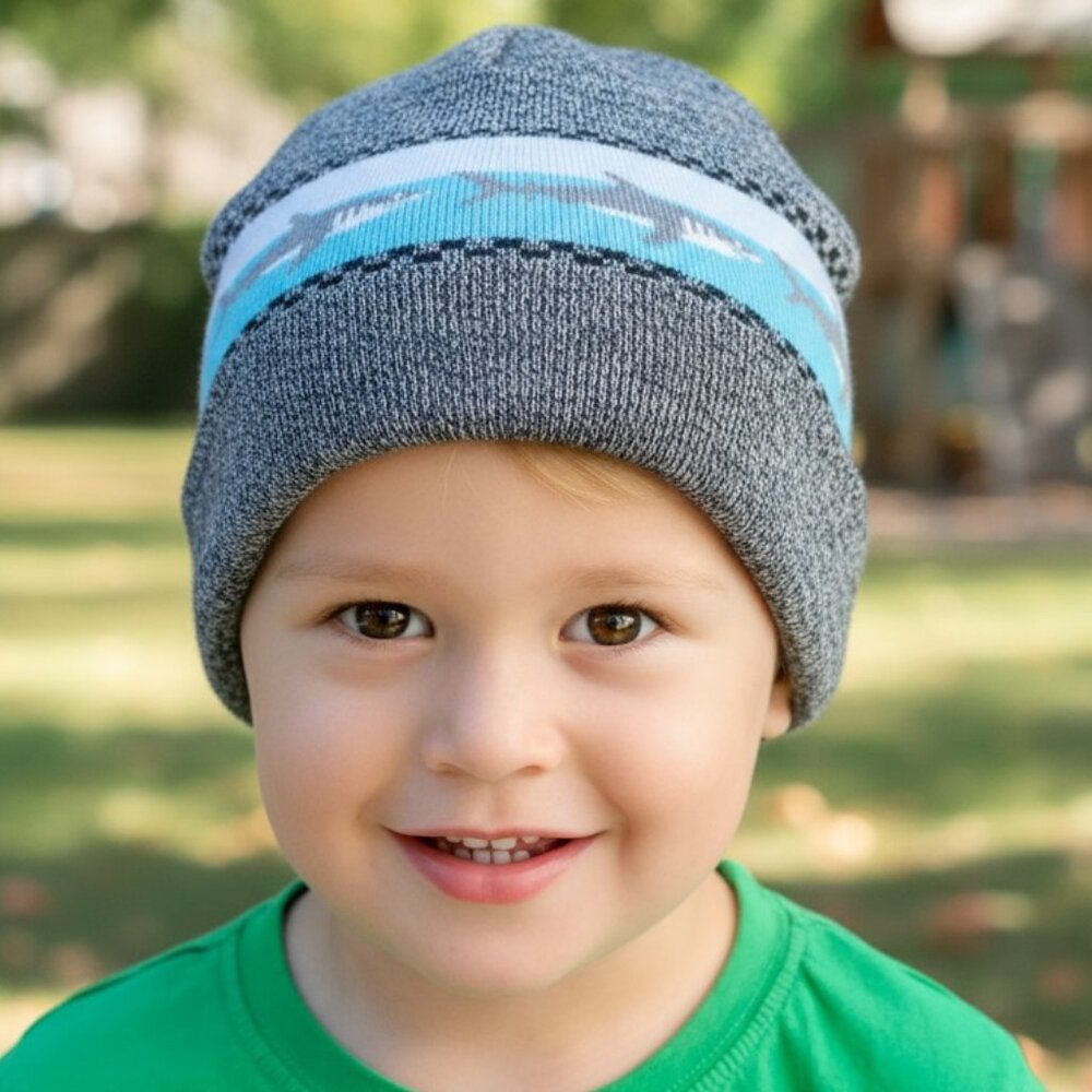 Turtle Fur Kids Shark Attack Hat Cap